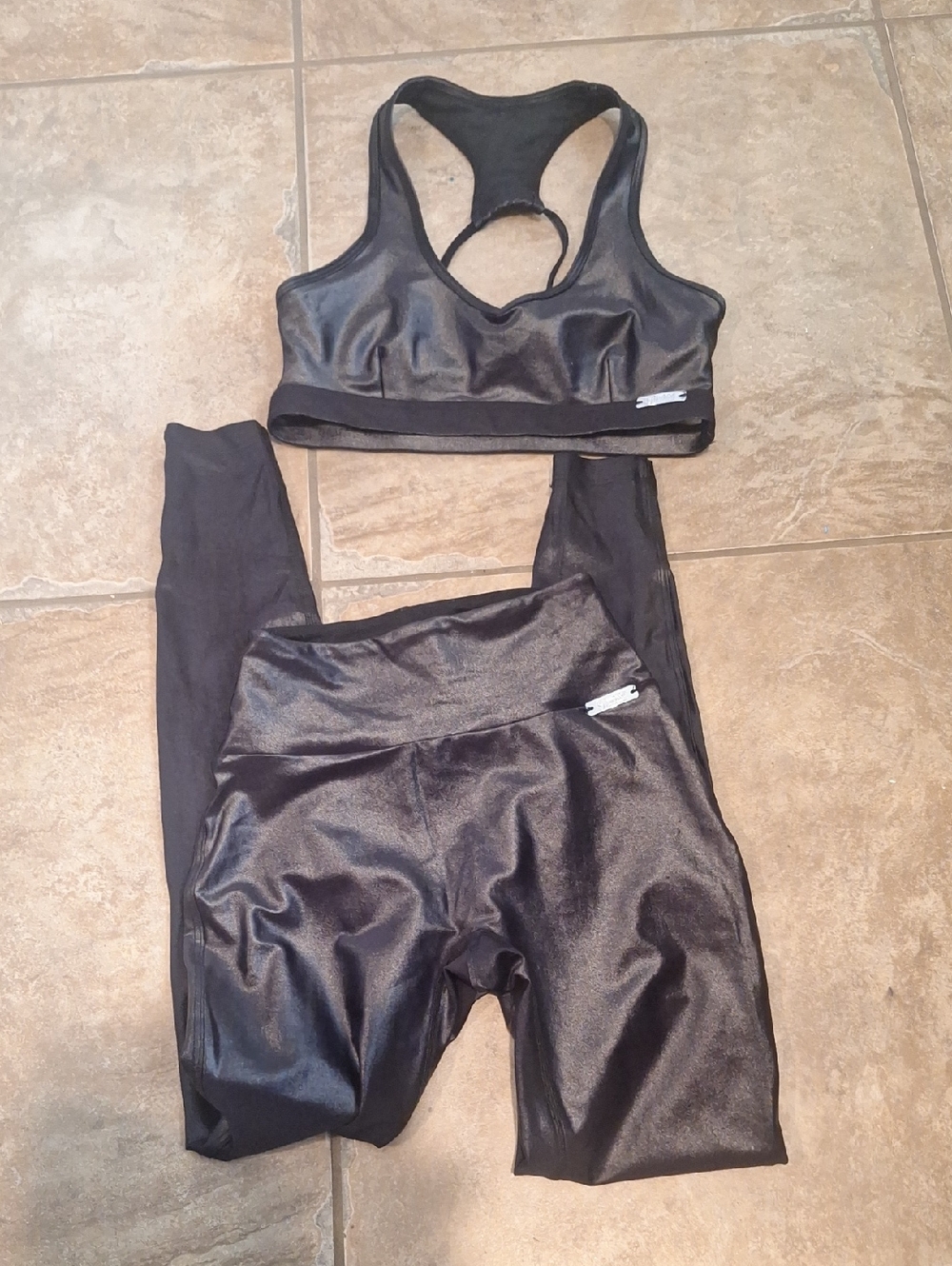 Bombshell Sportwear BLACK WORKOUT SET XS